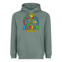 Sage love support accept understand autism awareness Heavyweight Hoodie - Artiststas