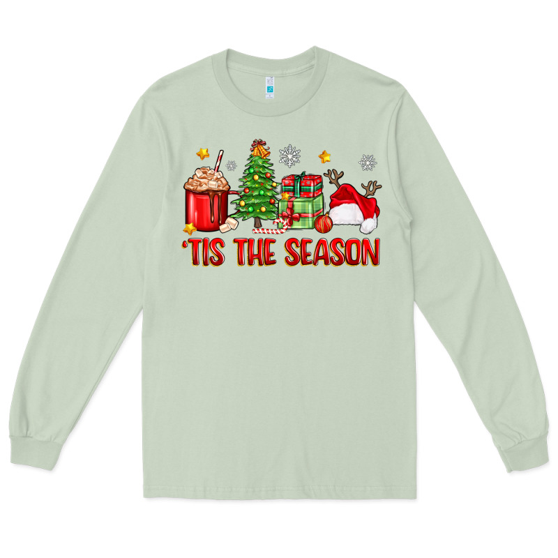 'tis The Season Christmas Long Sleeve Tee by Zillion Design Studio | Teevron