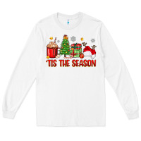 White 'tis the season christmas Long Sleeve Tee - Zillion Design Studio