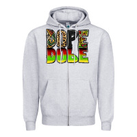 Heather Grey Dope Zipper Hoodie - Zillion Design Studio