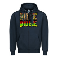 Navy Dope Zipper Hoodie - Zillion Design Studio