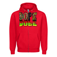 Red Dope Zipper Hoodie - Zillion Design Studio