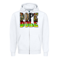 White Dope Zipper Hoodie - Zillion Design Studio