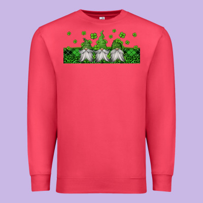 St Patricks Gnomes Premium Sweatshirt Designed By Jasminsmagicworld