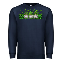 Navy st patricks gnomes Premium Sweatshirt - Jasminsmagicworld