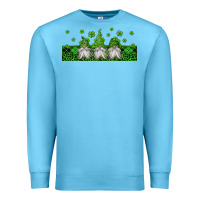 Ocean Blue st patricks gnomes Premium Sweatshirt - Jasminsmagicworld