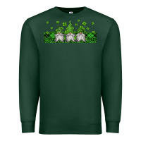 Sports Green st patricks gnomes Premium Sweatshirt - Jasminsmagicworld