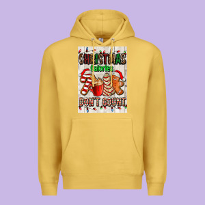 Christmas Calories Dont Count Premium Hoodie Designed By Adodesignshop