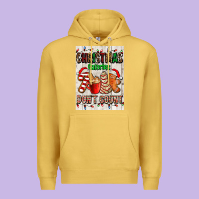 Christmas Calories Dont Count Premium Hoodie Designed By Adodesignshop
