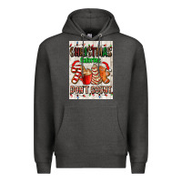 Charcoal Heather Christmas calories dont count Premium Hoodie - AdoDesignShop
