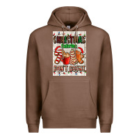 Chestnut Christmas calories dont count Premium Hoodie - AdoDesignShop