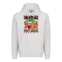 Dove Grey Christmas calories dont count Premium Hoodie - AdoDesignShop