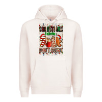 Pale Pink Christmas calories dont count Premium Hoodie - AdoDesignShop