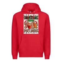 Red Christmas calories dont count Premium Hoodie - AdoDesignShop