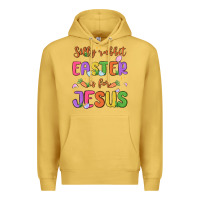 Antique Gold silly rabbit easter is for jesus Premium Hoodie - MaliasSmallBusiness