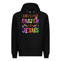 Black silly rabbit easter is for jesus Premium Hoodie - MaliasSmallBusiness