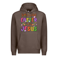 Coffee silly rabbit easter is for jesus Premium Hoodie - MaliasSmallBusiness