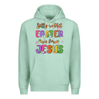 Seafoam silly rabbit easter is for jesus Premium Hoodie - MaliasSmallBusiness