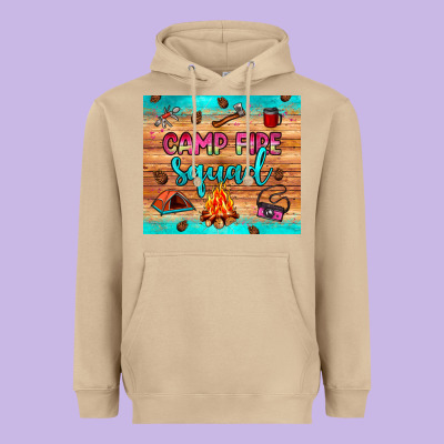 Camp Fire Squad Heavyweight Hoodie Designed By Jahusdesignshop