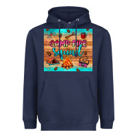 Navy camp fire squad Heavyweight Hoodie - JahusDesignShop