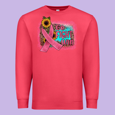 Go Fight Win Premium Sweatshirt Designed By Jahusdesignshop