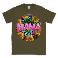 Army Green tie dye mama Classic Tee - texasbilliewilder