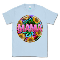 Dusty Blue tie dye mama Classic Tee - texasbilliewilder