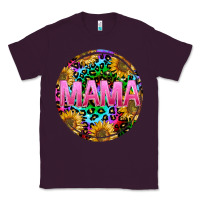 Plum tie dye mama Classic Tee - texasbilliewilder