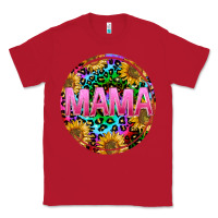 Red tie dye mama Classic Tee - texasbilliewilder