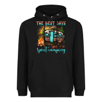 Black the best days are spent camping Heavyweight Hoodie - JahusDesignShop