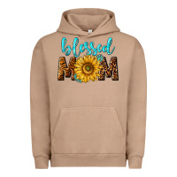 Pigment Burro blessed mom with sunflower Urban Hoodie - NancyCooperArtShop