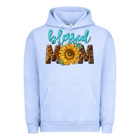 Pigment Grape Ice blessed mom with sunflower Urban Hoodie - NancyCooperArtShop
