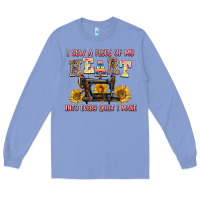 I Sew A Piece Of My Heart Into Every Quilt I Make Long Sleeve Tee | Teevron