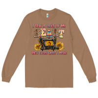 Toasted Coconut i sew a piece of my heart into every quilt i make Long Sleeve Tee - AdoDesignShop