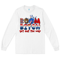 White boom bitch get out the way Long Sleeve Tee - texasbilliewilder