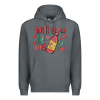 Rock will you be my Premium Hoodie - MaliasSmallBusiness