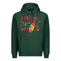 Sports Green will you be my Premium Hoodie - MaliasSmallBusiness