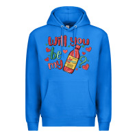 True Royal will you be my Premium Hoodie - MaliasSmallBusiness