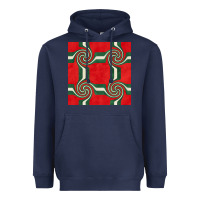 Navy retro christmas seamless pattern Heavyweight Hoodie - BundleAndBundleShop