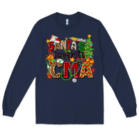 Navy santa's favorite cma Long Sleeve Tee - Zillion Design Studio