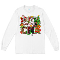 White santa's favorite cma Long Sleeve Tee - Zillion Design Studio