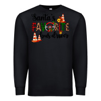 Black santa's favorite bus driver Premium Sweatshirt - AdoDesignShop