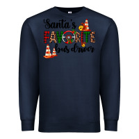 Navy santa's favorite bus driver Premium Sweatshirt - AdoDesignShop