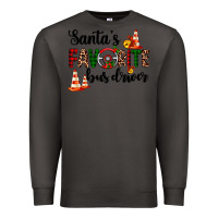 Smoke santa's favorite bus driver Premium Sweatshirt - AdoDesignShop