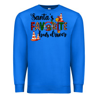 True Royal santa's favorite bus driver Premium Sweatshirt - AdoDesignShop