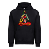 Black teacher tools christmas tree Urban Hoodie - MaliasSmallBusiness