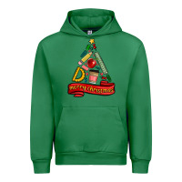 Emerald teacher tools christmas tree Urban Hoodie - MaliasSmallBusiness