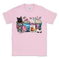 Bubblegum Pink cat coffee cups Classic Tee - Zillion Design Studio