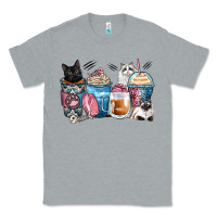 Heather Grey cat coffee cups Classic Tee - Zillion Design Studio