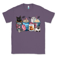 Lavender cat coffee cups Classic Tee - Zillion Design Studio